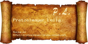 Pretzelmayer Leila névjegykártya